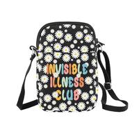 Invisible Illness Club Crossbody Bag Mental Health Awareness Gift Disability Pride Gift Chronic Illness Support Gifts, Invisible Illness Club B
