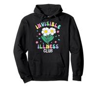 Invisible Illness Club Floral Chronic Spoonie Disability Pullover Hoodie