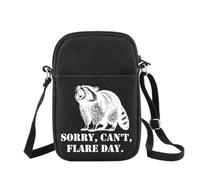 Invisible Illness Gift Sorry Can't Flare Day Raccoon Crossbody Spoonie Chronic Illness Meme Shoulder Bag