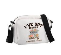 Invisible Illness Warrior Gift I've Got Issues With My Connective Tissues Crossbody Bag EDS Warrior Gift, Got Issues Hcb