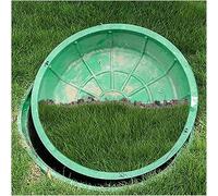 Invisible Illuminated Septic Tank Covers 50cm 19.6in Seamless Garden Access Lid Easy Open Design for Lawn and Stylish Septic Solutions