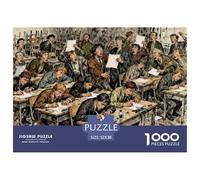 Invisible Ink Writing Contest Wooden Jigsaw Puzzle Waterproof 1000 Piece Puzzles for Adults Gifts Impossible Home Decoration