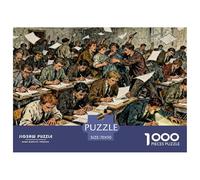 Invisible Ink Writing Contest Wooden Jigsaw Puzzle Waterproof 1000 Piece Puzzles for Adults Impossible Home Decoration