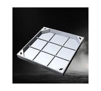 Invisible Inspection Covers Reinforced Square Manhole Covers Durable & HeavyDuty Steel Rods Enhanced 60x60x8cm (23.6x23.6x3.14in) Ideal for Various Applications