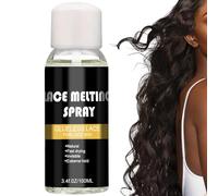 Invisible Lace Melting Spray, Quick Drying Hair Bond, 4oz Wig Spray with Fast Setting, Alcohol Free Hair Glue with, Wig Styling Easy Application, Supplies for Beginners 1.81x5.12 Inches