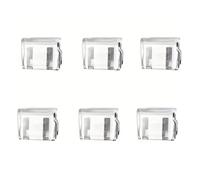 Invisible Leg Shortening Clip, Non-Slip Pants Edge Clips, Leg Magic Adjustable Hem Clip, No Slip Pant Tightener for Men Women, Instant Shortening for Jeans, Trousers, Dress (Transparent), Pack of 6