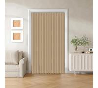 Invisible Magnetic Door ains Custom-Fit Foldable Room Dividers - Brown - W300xH220cm Perfect for Bedrooms ct-Proof Easy Installat Slish Home Decor