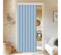 Invisible Magnetic Door ains Customizable & Foldable Room Dividers - Sky Blue - W260xH180cm - Slish Space-Saving Solut for Home Decor