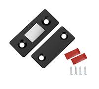 Invisible Magnetic Door Catch Drawer Magnet Catch For Close Sliding Door Cabinet Cupboard With Mounting Screws& Adhesive Magnetic Latch Replacement No Drill Cabinet Hidden Catch Thin With Adhesive