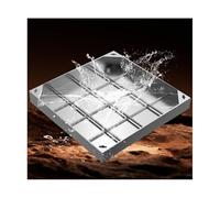 Invisible Manhole Cover and Frame Anti Slip Design for Sidewalks and Lawns 70x70cm (27.5x27.5in) - and Stylish Solution for Outdoor Drainage.