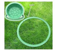 Invisible Manhole Cover Septic Tank Lid Multiple Sizes 300kg Load Capaci Resin Inner Diameter 23.6'' (60cm) Heavy Du Access Cover Weatherproof Design