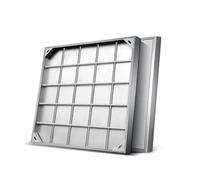 Invisible Manhole Covers for Sewage Basins Heavy-Duty Square Inspection Covers Paver-Style Hidden Access Plates (8cm 60 * 60cm / 23.6 * 23.6in)