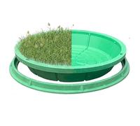 Invisible Manhole Covers & Frames Round Septic Tank Covers Grass-Embedded Design 80cm Diameter Ideal for Garden Drainage Systems and Outdoor Use