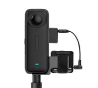 Invisible Mic Bracket for X4/X3/X2, External Microphone Holder with 1/4" Mount 3.5mm Audio Cable