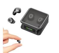Invisible Mini Small Earbuds Wireless In Ear Headphones Bluetooth Hidden Earphones for Small Ears Buds ENC Noise Cancelling Tiny Soft Low-Profile Earbuds for Men Women Sleeping Work Sports Commuting