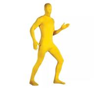 Invisible Morph Suit Party Costume Dress Full Body Women Men Spandex (Yellow, 170cm)
