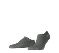 FALKE Men's Family M In Cotton No-Show Plain 1 Pair Liner Socks, Grey Light Melange 3390, 8.5-11