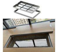 Invisible Paving Manhole Cover, 304 Stainless Steel Sewage Basin Cover with Retractable Handle, for Outdoor/Yard/Garden/Highway
