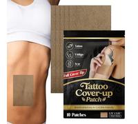 Invisible Plasters for Scar Coverage, Pack of 10 Waterproof Cover Plasters, Body Cover Plasters, for Women, Men, Travel, Work, Swimming, Sports, Party
