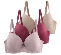 Invisible Push up Bra Underwired Bras for Women Sexy Deep V Plunge Support Bralettes 2 Sizes Bigger Boost Bra Super Maximise Push Up Thick Padded Bombshell VS add 2 Cups Assets Full Effect