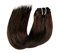 Invisible Real Human Hair Invisible Straight Seamless Clip On Hair Extensions 8pcs With 18 Clips Double Weft Hair 120g Hair Extensions(2,26inches)