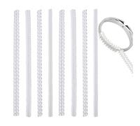 Invisible Ring Size Adjuster - Invisible Silicone Ring Sizer - Crafts Supplies for Daily Gym Wedding Party Bridal Holiday Birthday Keychain Finger Adjustment