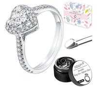 Invisible Ring Size Adjuster, Ring Resizer for Loose Ring, Ring Guards for Woman and Man Ring, Ring Adjuster Adhesive UV Light Easy to Use, Fit for Thin, Wide Rings, Unusual Rings