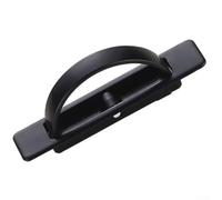 Invisible Rotating Handle 84mm Spacing Brushed Silver Drawer Pull for Modern Cupboards(matte black)