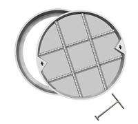 Invisible Round Manhole Cover Septic Tank Lid for Patios Gardens Garages & Roads Available in 30x30cm 40x40cm 50x50cm 60x60cm 70x70cm 80x80cm (70x70x5cm/28x28x2in)