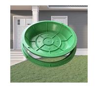 Invisible Round Plastic Manhole Cover A80*80CM (31.5x31.5IN) SMC Sheet Pressure & Bending Resistant Perfect for Urban Infrastructure