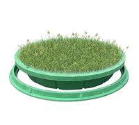 Invisible Round Recessed Manhole Cover, 40-100cm Diameter, Decorative Sewage Basin Cover with Hook, Ideal for Lawn & Garden Drainage Solutions (31.5/80cm Dia)