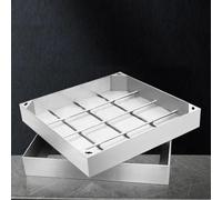 Invisible Septic Tank Cover with Base, Customizable In-Ground Access Lid and Frame for Driveway/Sidewalk, Universal Flat Cover (24x24x3inch/61x61x8cm)