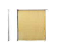 Invisible Shower Curtain Mould Proof Resistant Retractable Rolling Shower Screen whit Metal Frame Bath Curtains,Washable Shower Curtains Bathroom,150x150cm