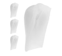 Invisible Silicone Heel Lift Inserts, Half Height Boost 2 Pairs | White 5cm Rise, Reusable Cushioning Design, for Sneakers and Boots, Discreet Daily Wear Support