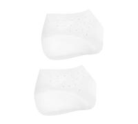 Invisible Silicone Heel Lift Insoles for Boots and Socks White | Discreet Height Boost, Pressure Relief Support, Universal Fit for Formal Events and Everyday Outfits