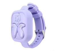 Invisible Sleep Earbuds with Remote Control, Tiny Wireless Headphones for Side Sleepers & Sport, 120H Standby, 4-5H Playtime, 10m Range, ABS(Purple)