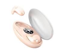 Invisible Sleep Wireless Earbuds Waterproof, Invisible Earbuds, SleepEarbuds, Noise Cancelling Earbud for Sleeping, Comfortable System Ear Buds Headphones with Microphone for Commute Sports (Pink)