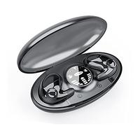 Invisible Sleep Wireless Earphone IPX5 Waterproof,True Wireless Earbuds Sense-Free to Wear Bluetooth 5.3 Headphones Touch Control,with Wireless Charging Case,Earbuds Wireless Bluetooth (Black)