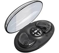 Invisible Sleep Wireless Earphone IPX5 Waterproof True Wireless Earbuds Sense-Free to Wear Bluetooth-compatible 5.3 Headphones Control Headphones Touch Control with Wireless Charging Case (black)