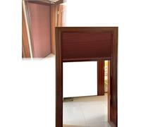 Invisible Sliding Accordion Door ，Honeycomb Folding Door Pull Down, for Kitchen, Closet, Bedroom, and Patio - Retractable Doors Hardware(88x80in/224x203cm)