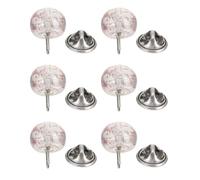 Invisible Snap Fasteners 6pcs Plastic and Stainless Steel