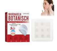 Invisible Spot Clear Pimple Patches for Face, Microneedles Botanical Skin Tag Removal Patches, 9 Count Patches, Microdart Pimple Patch for All Skin Types (9p, 1Box)