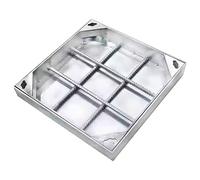 Invisible Stainless Steel 304 Manhole Covers 30.5-95.9 cm -Heavy-Duty Rust-Resistant Ideal for Outdoor Use Secure and Safe Access Solutions.