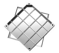 Invisible Stainless Steel Access Cover & Frame Ideal for Courtyards Septic Tanks & Outdoor Paving -Sleek Design for Seamless Integration