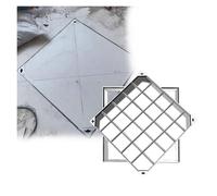 Invisible Stainless Steel Drain Grate F Access for Sidewal & Gardens Heavy Du 11.8 x 21.7 Inches Concealed Design for Pedestrian Areas