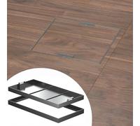 Invisible Stainless Steel Manhole Cover 30160 cm Inspection Lid for Sewage Pits/Distribution Boxes Driveways & Garages Hidden Handles (Dimensions: 40 x 20 cm)