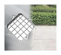 Invisible Stainless Steel Manhole Cover 80 x 80 cm Sunken Outdoor Access for Sewage Pits Weather-Resistant Design for Gardens and Walkways Stylish and