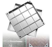 Invisible Stainless Steel Manhole Cover and Frame, Recessed Drain | Invisible Stainless Steel Manhole Cover - Durable and Safe for Outdoor Drainage Solutions