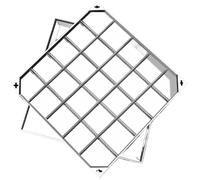 Invisible Stainless Steel Manhole Cover & e - Square Walkway Cover Outdoor Use Various Sizes (5cm 60x60cm) for Pathways and Gardens