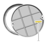 Invisible Stainless Steel Manhole Cover for Underground Drainage Sewer Access Cover Perfect for Pathways and Green Spaces